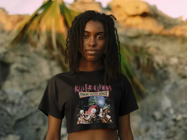Killer Klowns womens crop top