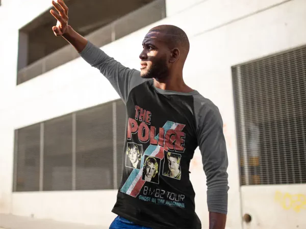 Sting and police raglan tee