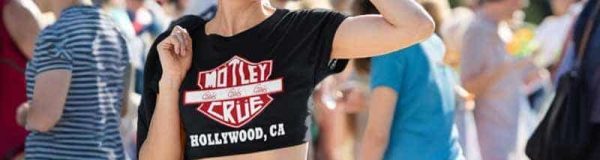 Motley Crue Women's Rock Crop Top