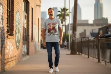 ZZ-Top-Mens-TShirt-Deguello-Album-Cover-GRay-Heather-ZZ511