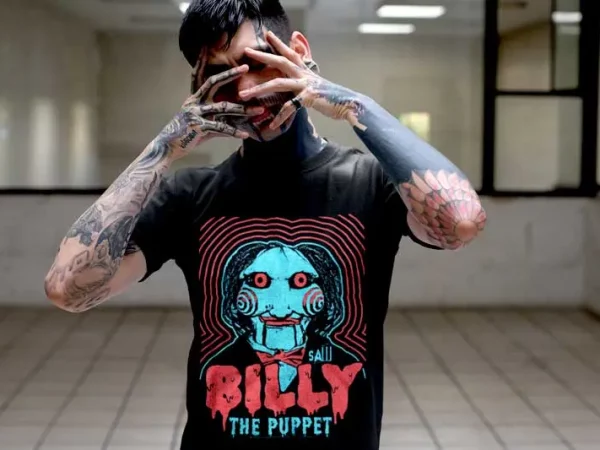 Saw billy mens psychological horror tee