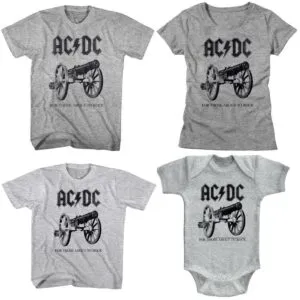ACDC Those About To Rock Family T-Shirt Set