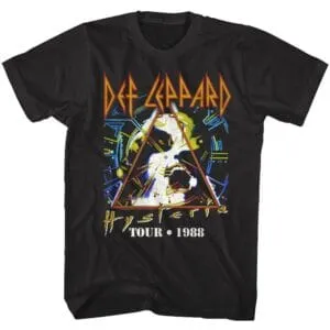 Def Leppard Hysteria Tour 88 Men’s T Shirt