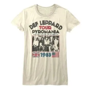 Def Leppard Pyromania USA Tour Top