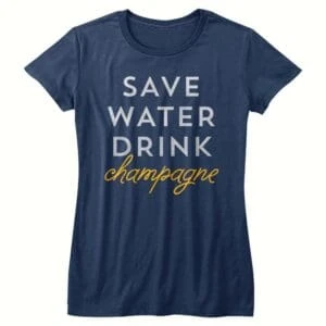 Drunk Society Save Water Champagne Top