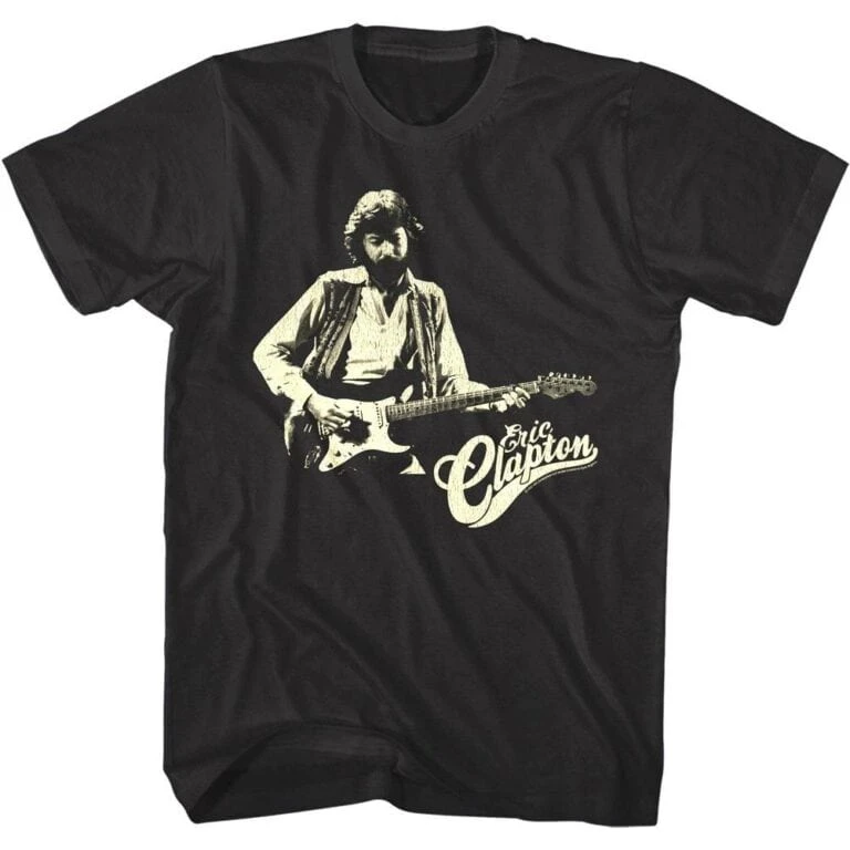 Eric Clapton Live in Concert Men’s T Shirt