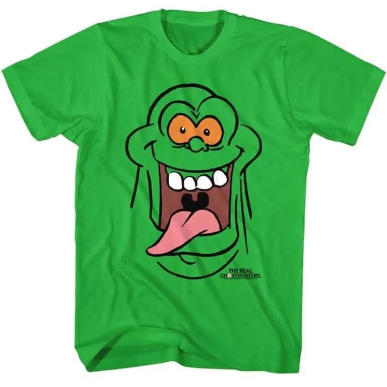 Ghostbusters Slimer Face Men’s T Shirt