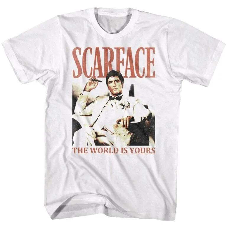 Scarface World is Yours Men’s White T Shirt