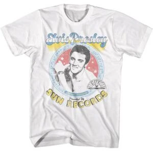 Elvis Presley presented by Sun Records Men’s T Shirt