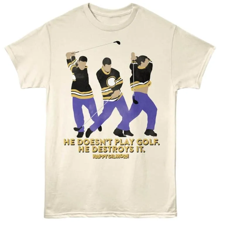 Funny golf shirt, humorous golf tee, cartoon golfer gift, sports quote shirt.