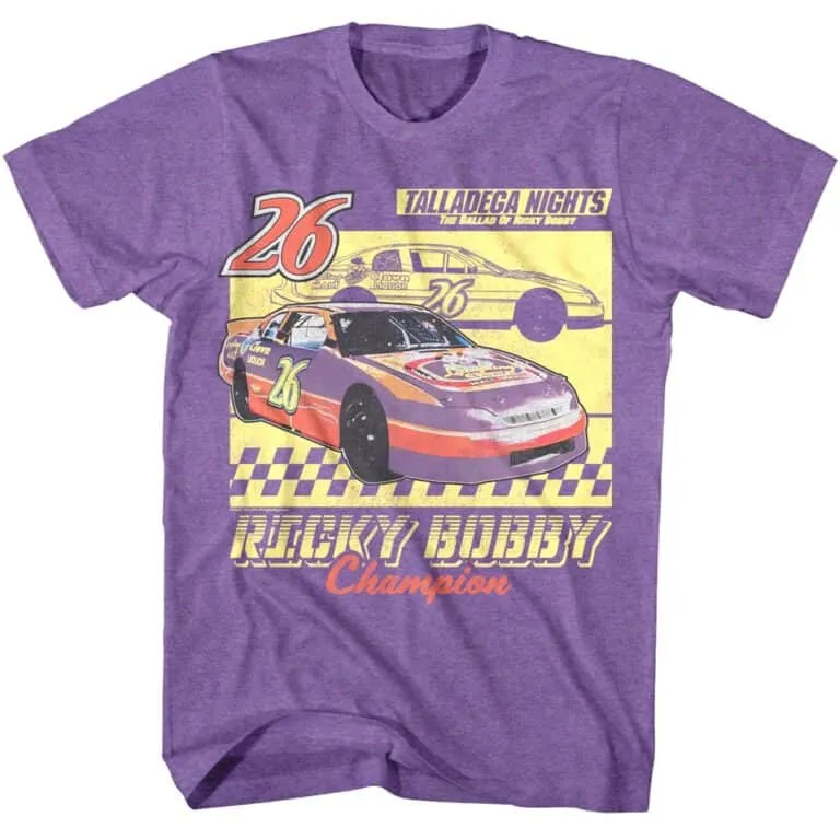 Talladega Nights 26 Laughing Clown Car Men’s T Shirt