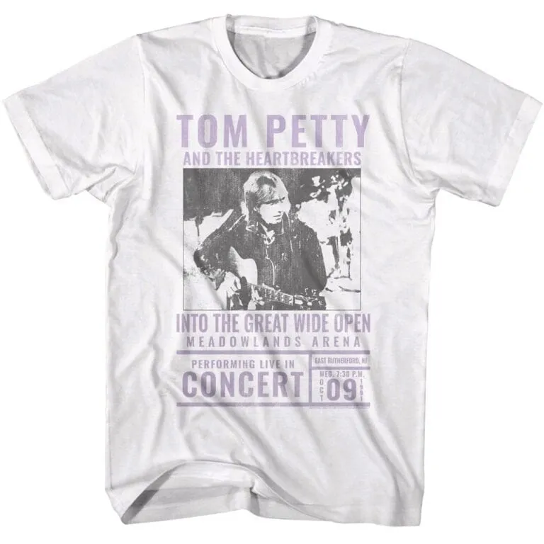 Tom Petty Into The Great Wide Open Men’s T Shirt