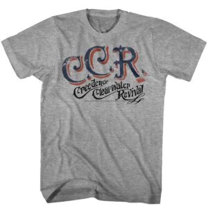 Creedence Clearwater Revival CCR Band Logo Men’s T Shirt