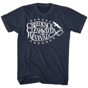 Creedence Clearwater Revival Eagle Stars Men’s T Shirt