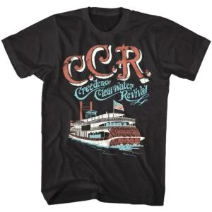 Creedence Clearwater Revival Proud Mary Riverboat Men’s T Shirt