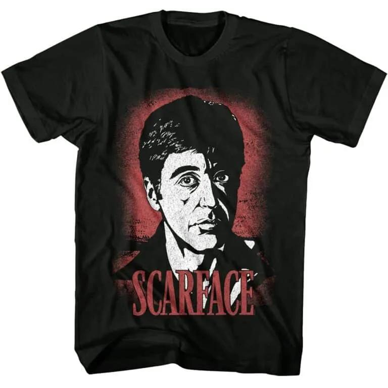 Scarface Comic Close-up Men's T Shirt