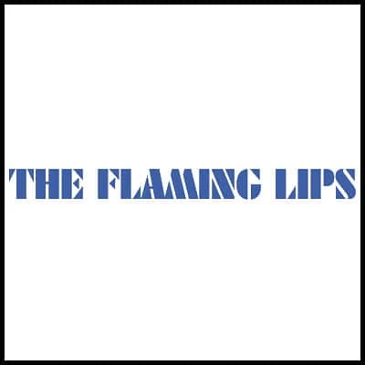 Vibrant Flaming Lips band logo t-shirt design, perfect for music fans and concert goers.
