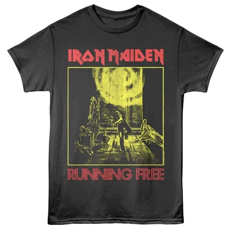Iron Maiden Running Free Men's T Shirt