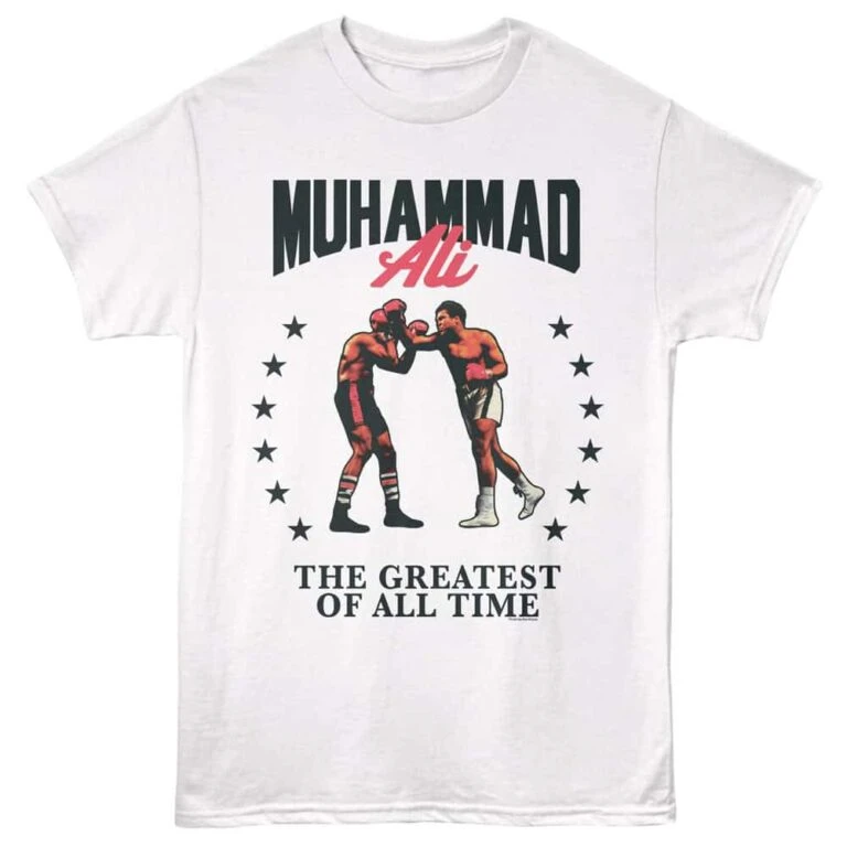 Muhammad Ali Left Uppercut Men's T Shirt White