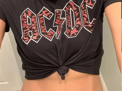 Acdc leopard print crop top ACDC5108-5080