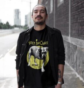 Alice in Chains Self-Titled T-Shirt Black