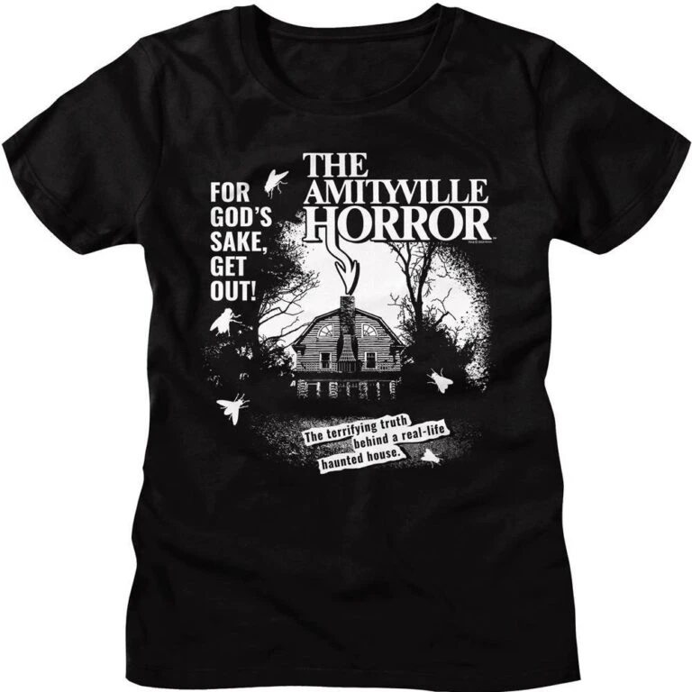 Amityville Horror Terrifying Truth Real-Life Haunted House Women’s T Shirt