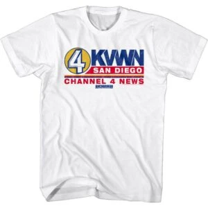 Anchorman-Mens-Tshirt-KVWN-Channel-4-News-Movie-white-ANCR501