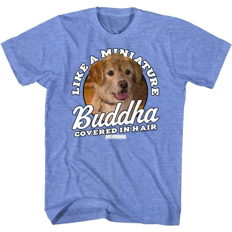 Anchorman Baxter Like a Miniature Buddha Men’s T Shirt