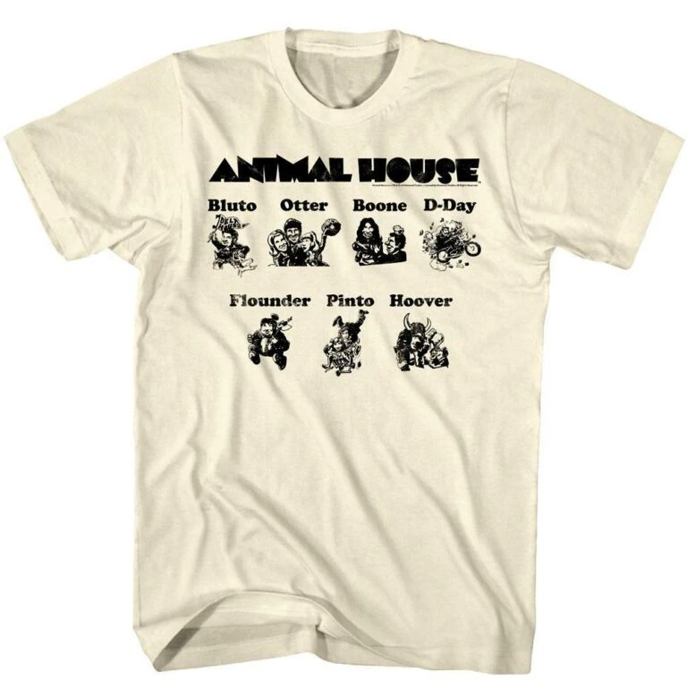 Animal House Caricature Frat Bros Men’s T Shirt