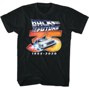 Back to The Future Chrome 35th Anniversary T-Shirt