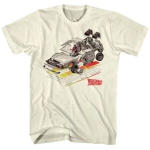 Back to The Future Deconstructed DeLorean T-Shirt