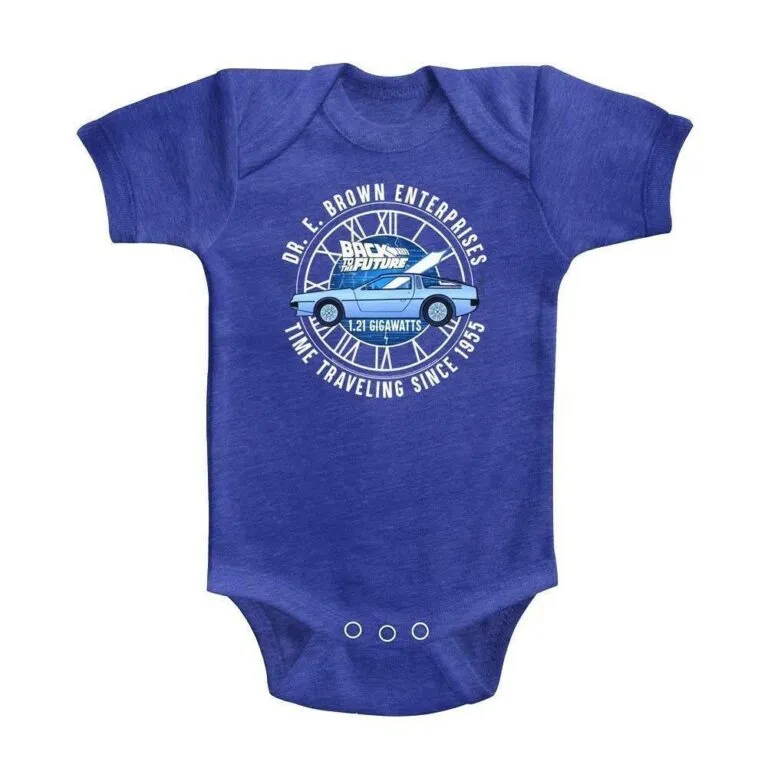Back to the Future Dr Brown Enterprises Baby Onesie