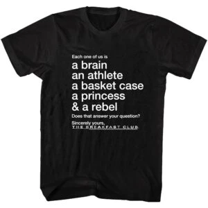 Breakfast Club Inclusive Men's T Shirt