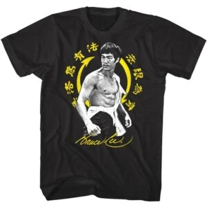 Bruce Lee Signature Shirtless Men’s T Shirt