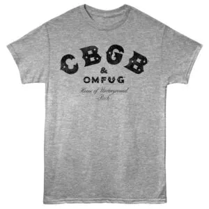 CBGB OMFUG Logo Men’s Heather T Shirt
