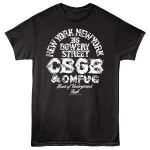 CBGB OMFUG New York Address Men’s T Shirt