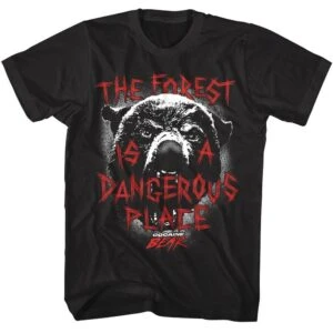 Cocaine Bear Movie Forest is a Dangerous Place T-Shirt