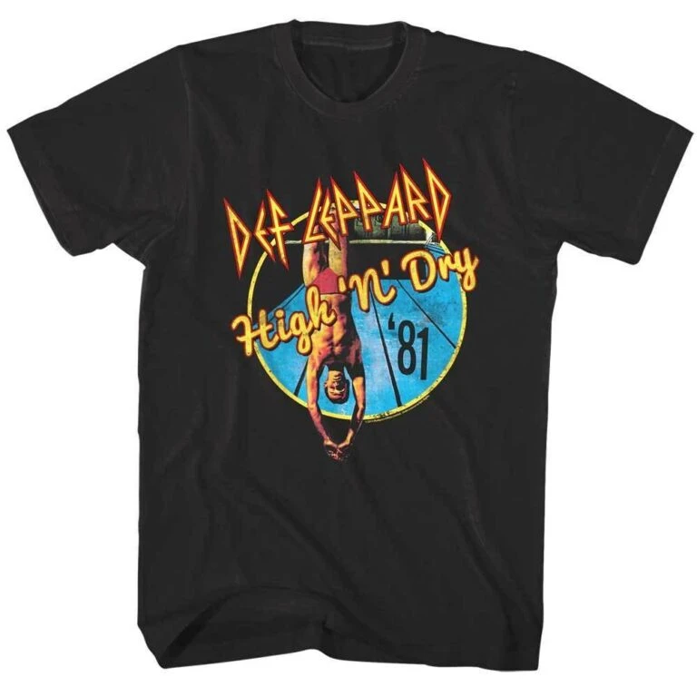 Def Leppard High n Dry ’81 Men’s T Shirt