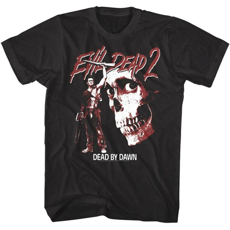 Evil Dead 2 Ash & the Giant Skull Men’s T Shirt