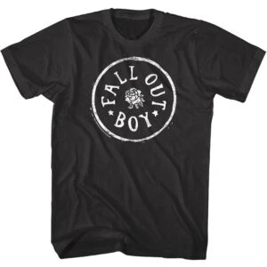 Fall Out Boy Rose Stamp Men’s T Shirt