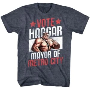 Final Fight Vote Haggar Men's T Shirt