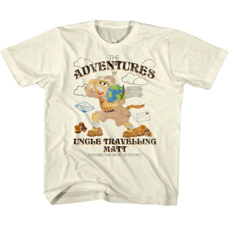 Fraggle Rock Adventures of Uncle Traveling Matt Kids T Shirt