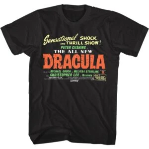 Dracula Sensational Shock & Thrill Show Men’s T Shirt