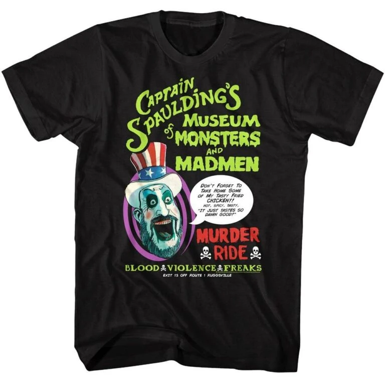 House of 1000 Corpses Captain Spaulding’s Museum Men’s T Shirt