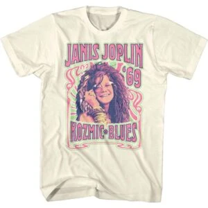 Janis Joplin Kozmic Blues 69 Men’s T Shirt