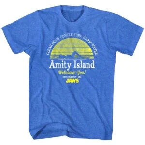 Jaws Amity Island Clear Skies T-Shirt