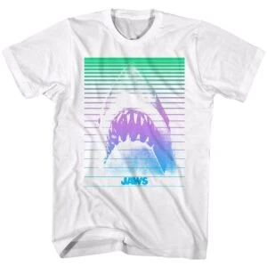 Jaws Shark Gradient Men’s T Shirt