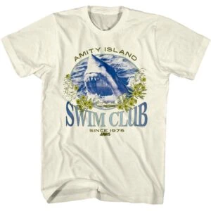 Jaws Amity Shark Swim Club Men's T Shirt