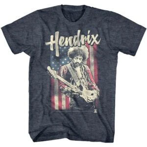 Jimi Hendrix Star Spangled Banner Men’s T Shirt