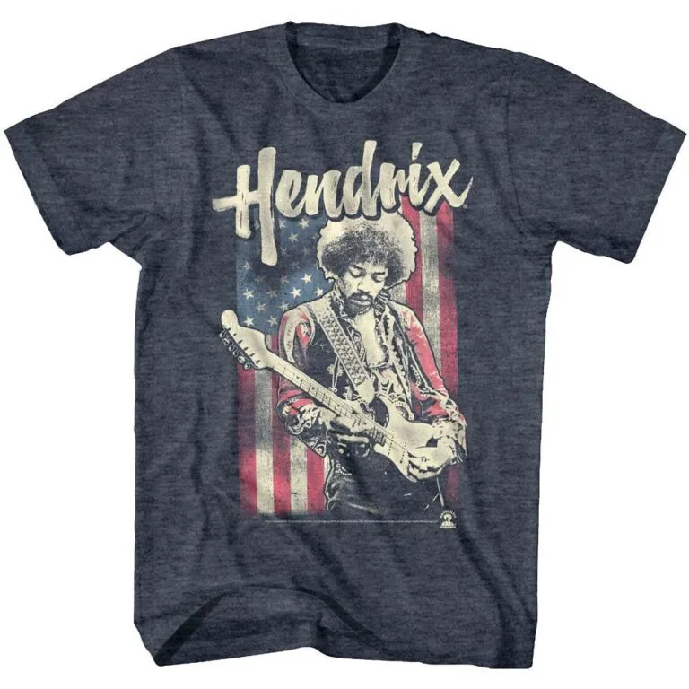 Jimi Hendrix Star Spangled Banner Men’s T Shirt